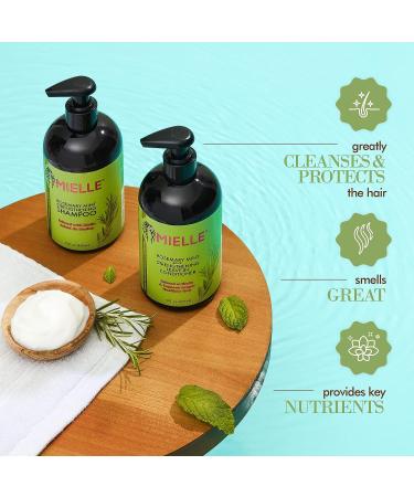 Mielle Organics Rosemary Mint Strengthening Shampoo and Conditioner with Biotin - Buy Online on GoSupps.com