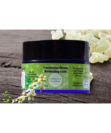 Frankincense Miracle Moisturizing Cream - 100% All-Natural Anti-Aging Skin Cream with Organic Coconut Oil & Shea Butter - 1 Oz Glass Jar - International Shipping Available - Buy Online on GoSupps.com
