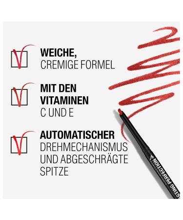 Manhattan Lasting Perfection Lipliner 45 Epic Burgundy - Long-Lasting & Opaque Contour Pencil 2g - International Shipping Available - Buy Online on GoSupps.com