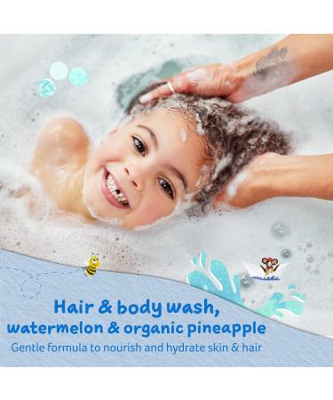 Childs Farm Kids Hair & Body Wash 250ml | Watermelon & Organic Pineapple | Gentle Cleansing for Dry, Sensitive & Eczema-prone Skin - Buy Online on GoSupps.com