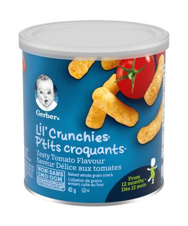GERBER LIL CRUNCHIES Zesty Tomato Toddler Snacks