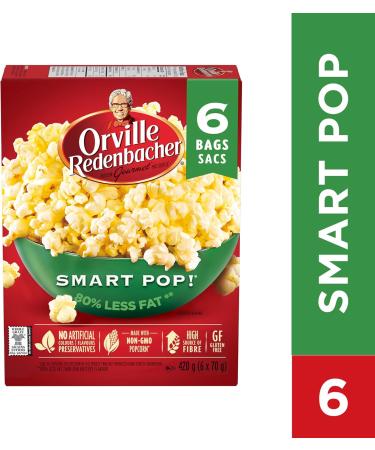 Orville Redenbacher Popcorn Smart Pop 6 Count/Pack ( Pack of 6- 36 count ) - Buy Online on GoSupps.com