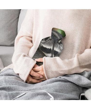 Cute Raccoon Hot Water Bottle with Plush Cover - Hand Warmer for Adults & Kids | 26.5x15.3cm International Shipping - Buy Online on GoSupps.com