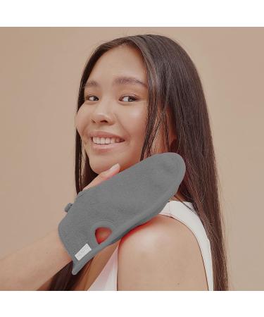Exfoliating Shower Glove - Bamboo Fiber Bath Mitt for Deep Cleaning and Dead Skin Cell Removal - Buy Online on GoSupps.com