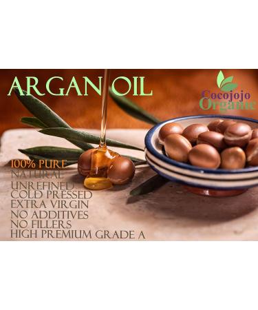 Argan Nut Oil Deodorized 32 oz - 100% Pure Natural Moroccan Argan Oil - Cold Pressed Extra Virgin, Therapeutic Grade A for Hair, Skin, Body, Nails, and Beard - Buy Online on GoSupps.com
