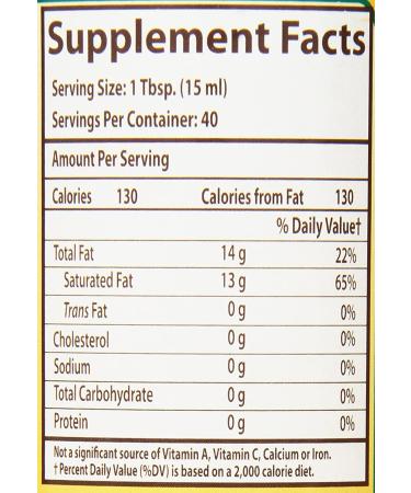 Healthy Origins Liquid Coconut Oil 20oz - 93% MCT for Optimal Health - Buy Online on GoSupps.com