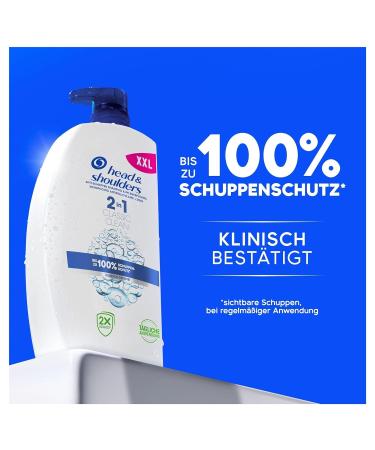 Head & Shoulders 2-in-1 Anti-Dandruff Shampoo 900ml - Classic Clean for Women & Men | Anti-Hair Loss & Itchy Scalp Relief | International Shipping Available - Buy Online on GoSupps.com