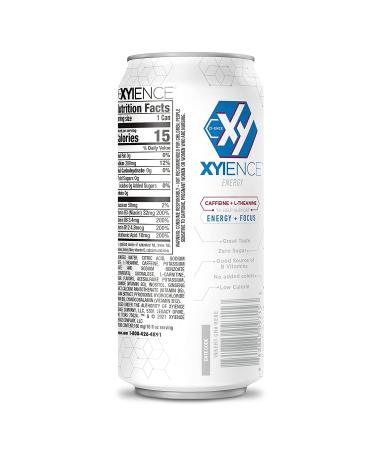 XYIENCE Energy Drink Frost Berry Blast 16oz (Pack of 12) - Sugar Free, Zero Calories, Natural Flavors, Vitamin Fortified - Buy Online on GoSupps.com
