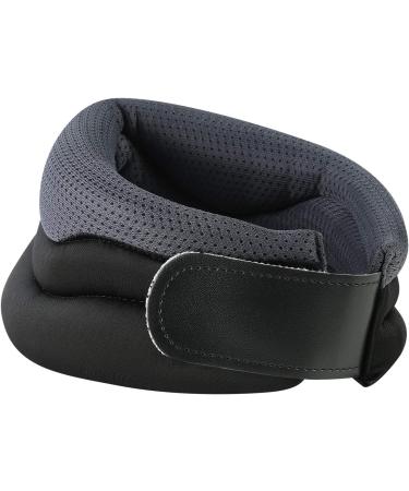 Xinchi Neck Support Collar for Pain Relief | Adjustable Breathable Neck Bandage with Velcro - Ergonomic Design for Men & Women - Black - Buy Online on GoSupps.com