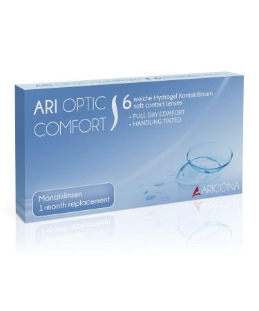 aricona contact lenses monthly lenses soft 6 pieces |BC 8.6 mm |Dia 14.2 |-2.0 diopters -soft contact lenses with strength for daily use -2.0 diopters (6 -pack) - Buy Online on GoSupps.com