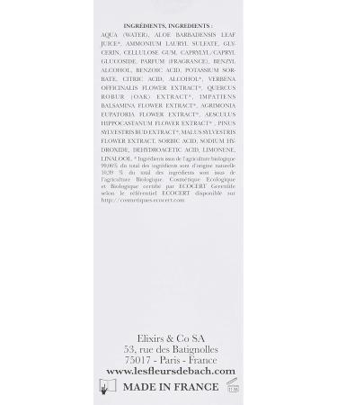 Elixirs & Co - Bach Flower Care - Anti-Stress Shower Gel - Relaxation - Wellness - Relaxation - Serenity - Natural Remedy - Organic - Made in France - 200 ml - Buy Online on GoSupps.com