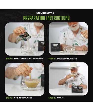 Buy Stamina Savor Thai Herbal Instant Coffee Mix Energizing Coffee & Herbal Blend for Enhanced Wellness (10 Sachets x 15g) - International Shipping Available - Buy Online on GoSupps.com