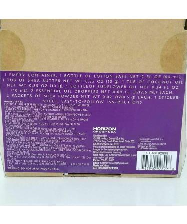 Creative You DIY Do it Yourself Lemon Burst Body Butter Lotion Balance Kit - Buy Online on GoSupps.com