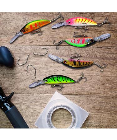Weemoment Bass Fishing Bait Kit Set | Topwater Wobbler Swimbait | Hard Bait Minnow Popper & Crank Baits for Freshwater & Saltwater Fishing - Buy Online on GoSupps.com