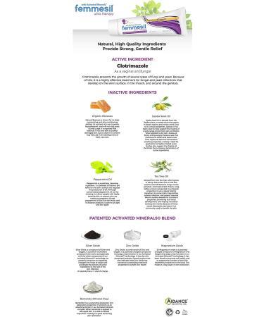 Femmesil Ultra Therapy Vaginal Ointment - Natural Relief from Yeast Infections & pH Imbalance - 28g Tube - Buy Online on GoSupps.com