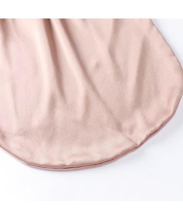 Desmend 19 Momme Silk Sleep Cap for Long Hair - XL-XXL Elegant Gray Hair Protection - Buy Online on GoSupps.com