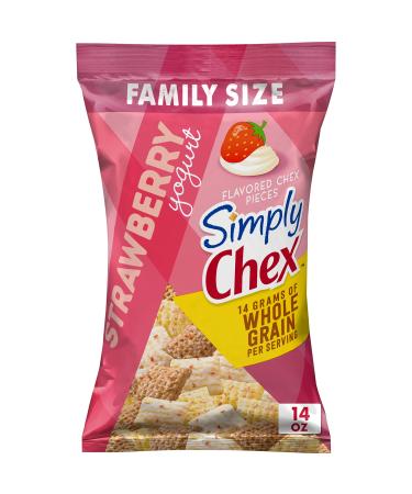 Simply Chex, Strawberry Yogurt Snack Mix, 14 oz Bag - Buy Online on GoSupps.com