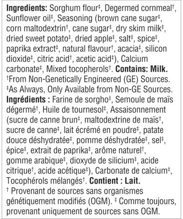 GERBER LIL CRUNCHIES Apple & Sweet Potato Toddler Snacks 12+ months 42 g 6 Pack Apple Sweet Potato - Buy Online on GoSupps.com