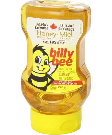 Billy Bee Pure Natural Honey Liquid White Upside-down Squeeze 375g Liquid White 375 g (Pack of 1) - Buy Online on GoSupps.com