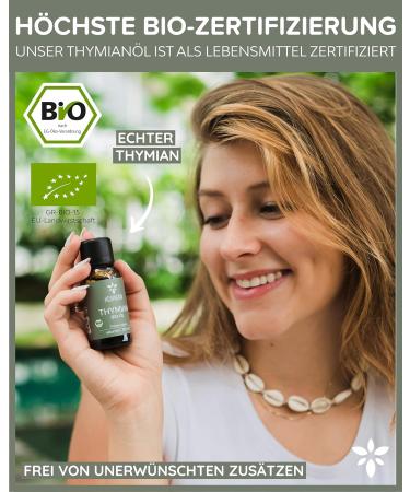Heldengr n Bio Thymian Oil 100% Naturrein - 2 x 30 ml Thyme Essential Oil from Greece - Certified Natural Food - Buy Online on GoSupps.com