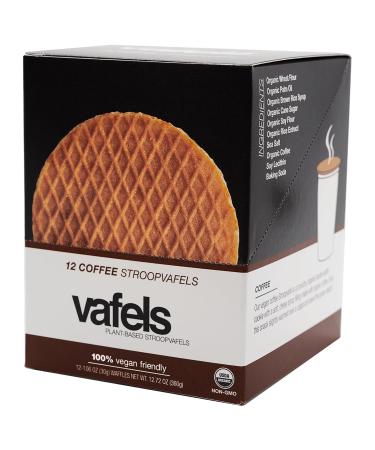 VAFELS Plant-Based Stroopwafel | Organic Vegan Sports Nutrition Snack | Healthy Coffee Flavor for Endurance Performance | No Artificial Ingredients - Buy Online on GoSupps.com