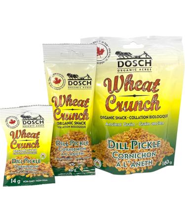 Wheat Crunch (Dill Pickle Organic Vegan Nut Free 160g Pkg 12) Dill Pickle 160 g (Pack of 12) - Buy Online on GoSupps.com