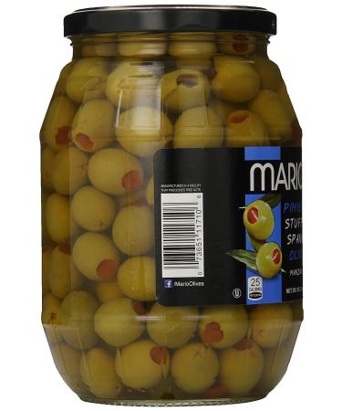Mario Camacho Foods Manzanilla Spanish Olives 21oz (Pack of 6) - Premium Quality Snack or Ingredient - Buy Online on GoSupps.com