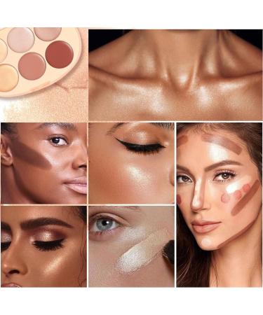  BommFu Face Palette 6-Color Contour Palette Long-Lasting Blending Cream for Mature Skin - Buy Online on GoSupps.com