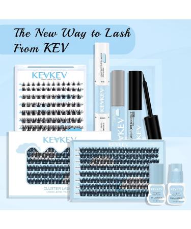 Lash Clusters 96 Pcs DIY Individual Eyelash Extensions | Thin Band & Soft | C-Mix (10-16mm) Hail - Buy Online on GoSupps.com