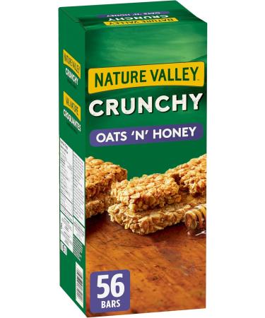 Nature Valley Crunchy Oats 'n' Honey Granola Bars & VALUE PACK - Trail Mix Fruit & Nut Chewy Granola Bars 28 Bars 980 grams - Buy Online on GoSupps.com