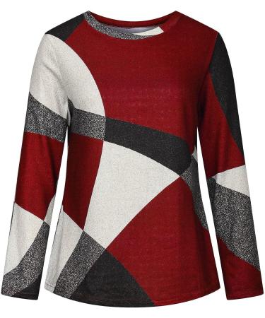 Womens Plus Size Cute Giraffe Print Sweatshirt | Crewneck Blouse Long Sleeve Pullover - Medium 005red - Buy Online on GoSupps.com