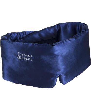 Hypoallergenic Sleep Mask for Chronic Migraine | Total Blackout Silk Mask with Large Straps | Free Lifetime Replacements | Dream Sleeper Mascara dormir - Buy Online on GoSupps.com