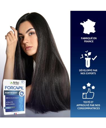 Arkopharma Forcapil Fortifying Hair and Nails Supplement for Hair and Nails Strengthens Hair Fiber 4 Months - Buy Online on GoSupps.com