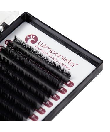 Volume Eyelashes D Curl - 0.05mm Silk Eyelash Extensions (8-14mm Mix) - Wimpanista - Premium Volume Lashes - 16 Strips - Buy Online on GoSupps.com