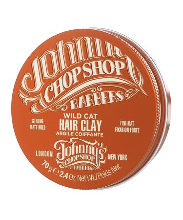 Johnny's Chop Shop Wild Cat Hair Clay | Strong Hold Hair Styling Clay - Buy Online on GoSupps.com