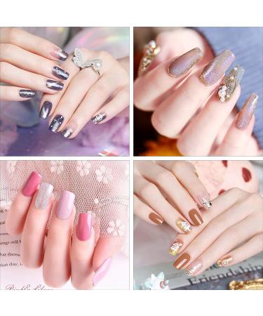 100 Pieces Artificial Fingernails Set with Glue & Nail Shaver - 10 Sizes - Perfect for Women & Girls - International Shipping - Buy Online on GoSupps.com