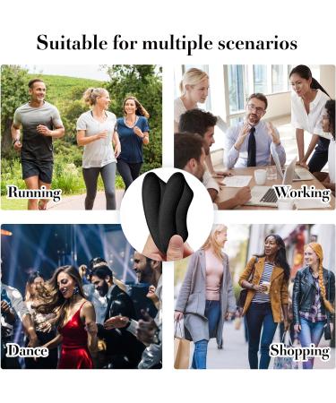 Sibba 4 Pairs High Heels Cushion Pads and Heel Grips for Shoes - Prevent Slipping and Blisters - Black - Buy Online on GoSupps.com