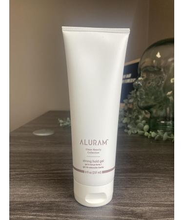 ALURAM Strong Hold Gel - Silicone-Free Hair Styling Gel with Linseed Oil & Aloe Vera | 8 Oz - International Shipping Available - Buy Online on GoSupps.com