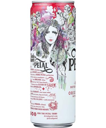 Petal Sparkling Water Original Rose 12oz Can - Pack of 12 | Refreshing Rose-Flavored Drink - Buy Online on GoSupps.com