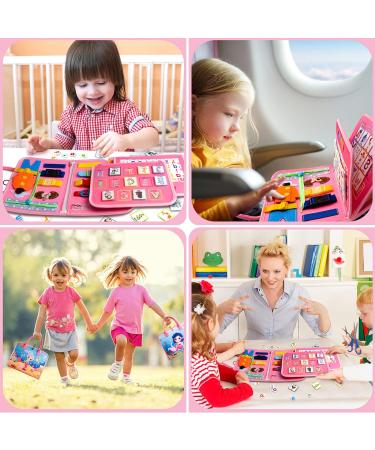 Achiyway Busy Board 4-Layers | Mermaid Montessori Toy for Ages 1-5 | Motor Skills & Self-Dressing Learning | Engaging Activity Board for Children - Buy Online on GoSupps.com