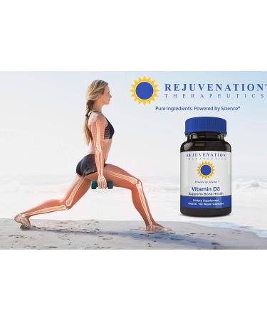 Rejuvenation Therapeutics Vitamin D3 4000IU Capsules - Promotes Bone Health (60 Count) - Buy Online on GoSupps.com
