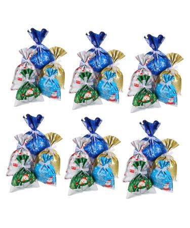 KOMBIUDA Christmas Wrapping 35pcs Christmas Candy Bag Candy Bags Festival Christmas Bags Packing Bag Biscuit Bag