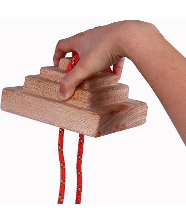 Rock Climbing Training Pinch Block - Two Stones Finger Grips with Edges and Pockets - Buy Online on GoSupps.com