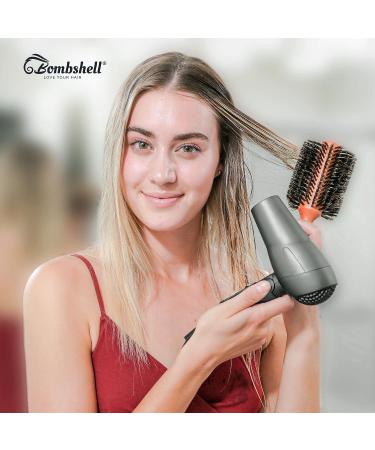 Bombshell Birch Wood Round Brush | Sustainable Boar Bristle Styling Brush | 3 Inch Round Hair Brush for Blowouts and Curling - Buy Online on GoSupps.com
