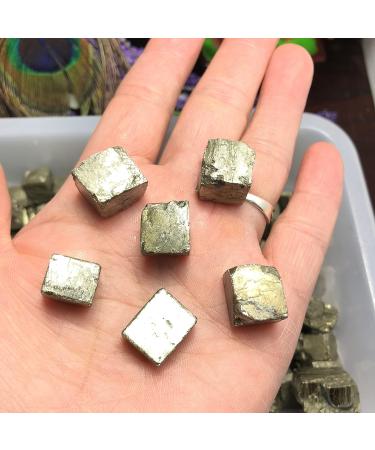 Crystal 6Pcs Natural Copper Pyrite Specimen Chalcopyrite Crystal Rock Stones Original Specimen Cluster Collection Stone Can be Used for JZIGTDEM - Buy Online on GoSupps.com