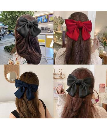 GWAWG 3PC Loop Hair Clips - Stylish French Hair Clips for Girls (Black Blue Red) - Buy Online on GoSupps.com