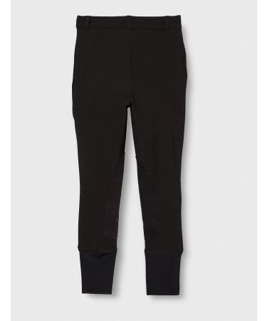 TuffRider Kids Ribb Knee Patch Breeches 6 - Black | Durable and Stylish - Buy Online on GoSupps.com