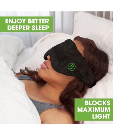 BARMY Weighted Sleep Masks Bundle (13oz Each) - Purple and Black Eye Mask Set for Relaxation and Comfortable Sleep | Blocks Out Light for Deep Rest - Buy Online on GoSupps.com