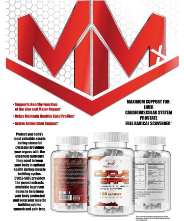 Cycle Safe Liver & Organ Defense | Complete Cycle Support for Men | Prostate & Liver Health | Antioxidant Grape Seed Extract | 180 Capsules - Buy Online on GoSupps.com