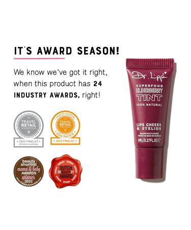 Dr.Lipp Superfood Tint 4-In-ONE Lip Gloss Tint Cheek Blush Eye Gloss 3-Pack 100% Natural 8ml - Buy Online on GoSupps.com